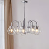 WOMO Clear Glass Globe Arm Chandelier-WM2719 thumbnail