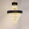 WOMO Tiered Tapered Crystal Chandelier-WM2699 thumbnail