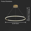 WOMO Circular Led Chandelier-WM2724 thumbnail