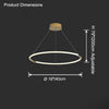 WOMO Circular Led Chandelier-WM2724 thumbnail