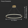 WOMO Circular Led Chandelier-WM2724 thumbnail