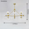 WOMO Sputnik Sphere Chandelier-WM2704 thumbnail