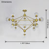 WOMO Sputnik Sphere Chandelier-WM2704 thumbnail