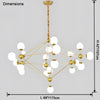 WOMO Sputnik Sphere Chandelier-WM2704 thumbnail