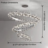 WOMO Tiered Circular Crystal Chandelier-WM2726 thumbnail