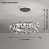 WOMO Tiered Circular Crystal Chandelier-WM2726 thumbnail