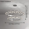 WOMO Tiered Circular Crystal Chandelier-WM2726 thumbnail