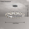 WOMO Tiered Circular Crystal Chandelier-WM2726 thumbnail