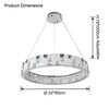 WOMO Round Crystal Alabaster Chandelier-WM2738 thumbnail