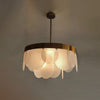 WOMO Round Textured/Seeded Glass Chandelier-WM2741 thumbnail