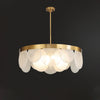 WOMO Round Textured/Seeded Glass Chandelier-WM2741 thumbnail