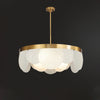 WOMO Round Textured/Seeded Glass Chandelier-WM2741 thumbnail