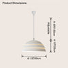 WOMO Scandinavian Dome Pendant Light-WM2743 thumbnail