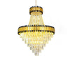 WOMO Tiered Gold Crystal Chandelier-WM2745 thumbnail