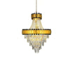 WOMO Tiered Gold Crystal Chandelier-WM2745 thumbnail