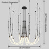 WOMO Bamboo Rope LED Chandelier-WM2752 thumbnail
