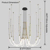 WOMO Bamboo Rope LED Chandelier-WM2752 thumbnail