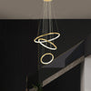 WOMO Gold Tiered Circular Chandelier-WM2758 thumbnail