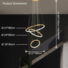 WOMO Gold Tiered Circular Chandelier-WM2758 thumbnail