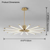 WOMO Starburst Multi Light Rods Chandelier-WM2761 thumbnail