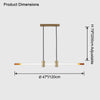 WOMO Rod Linear Led Pendant Light-WM2762 thumbnail