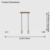 WOMO Rod Linear Led Pendant Light-WM2762 thumbnail