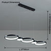 WOMO Multi Circle Linear Pendant Light-WM2765 thumbnail