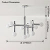 WOMO Branching Glass Bubble Chandelier-WM2770 thumbnail