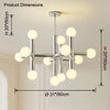 WOMO Branching Glass Bubble Chandelier-WM2770 thumbnail