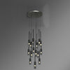 WOMO Cylinder Smoked Glass Chandelier-WM2771 thumbnail