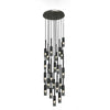 WOMO Cylinder Smoked Glass Chandelier-WM2771 thumbnail