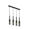 WOMO Cylinder Smoked Glass Kitchen Chandelier-WM2772 thumbnail