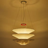 WOMO Tiered Cone Rice Paper Pendant Light-WM2775 thumbnail