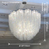 WOMO Cascading Crystal Chandelier-WM2777 thumbnail