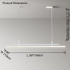 WOMO Linear Metal Chandelier -WM2780 thumbnail