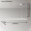 WOMO Linear Metal Chandelier -WM2780 thumbnail
