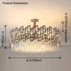 WOMO Round Crystal Chandelier-WM2782 thumbnail