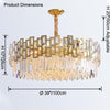 WOMO Round Crystal Chandelier-WM2782 thumbnail