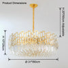 WOMO Round Crystal Chandelier-WM2782 thumbnail