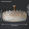 WOMO Round Crystal Chandelier-WM2782 thumbnail