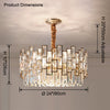 WOMO Round Crystal Chandelier-WM2782 thumbnail