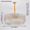 WOMO Round Crystal Chandelier-WM2782 thumbnail