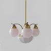 WOMO Coloured Glass Globe Arm Chandelier-WM2785 thumbnail