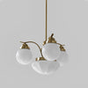WOMO Coloured Glass Globe Arm Chandelier-WM2785 thumbnail