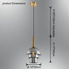 WOMO Glass Bell Pendant Light-WM2789 thumbnail