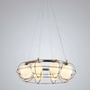 WOMO Frosted Glass Ball Round Chandelier-WM2791 thumbnail