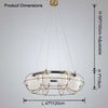 WOMO Frosted Glass Ball Round Chandelier-WM2791 thumbnail