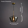 WOMO Geometric Glass Pendant Light-WM2800 thumbnail