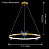 WOMO Butterfly Circular Led Chandelier-WM2802 thumbnail