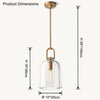 WOMO Modern Glass Pendant Light-WM2898 thumbnail